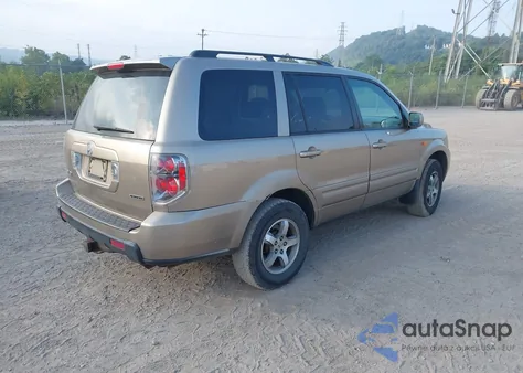 2006 Honda Pilot Ex-L из США, поврежденный, VIN 2HKYF18686H558853
